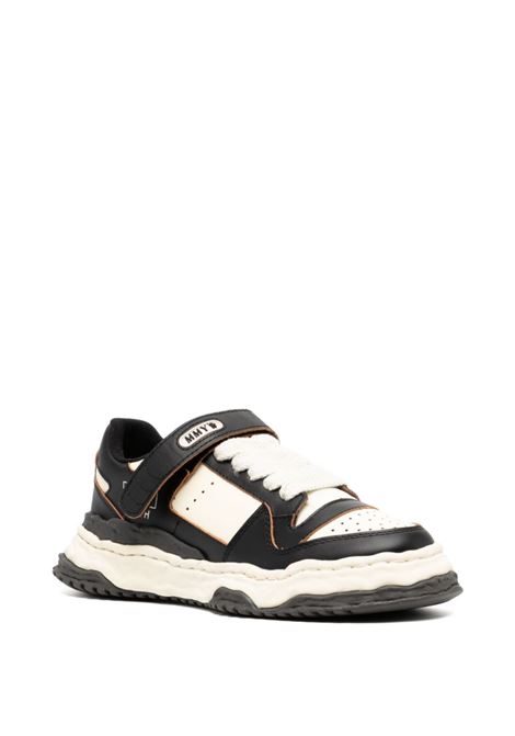 sneakers keith uomo nere e bianche in pelle MAISON MIHARA YASUHIRO | A13FW702BLACK